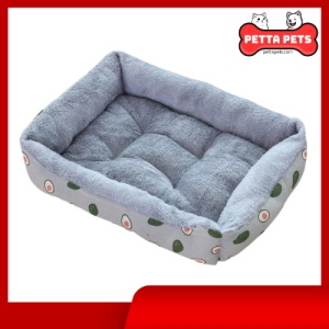 Đệm chữ nhật họa tiết dễ thương dành cho thú cưng - Đệm 4 mùa thú cưng hàng nhập khẩu đủ size