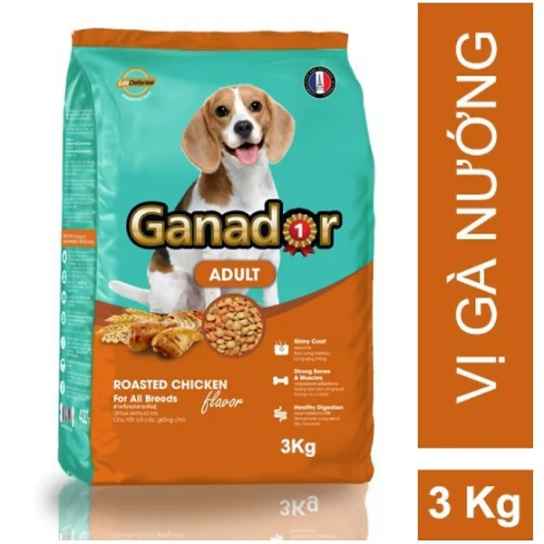3 Gói 400g Thức ăn cho chó trưởng thành Ganador Vị gà nướng - Ganador Adult Roasted Chicken Flavor - Thức ăn hạt cho chó - Ảnh 3