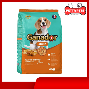 3 Gói 400g Thức ăn cho chó trưởng thành Ganador Vị gà nướng - Ganador Adult Roasted Chicken Flavor - Thức ăn hạt cho chó