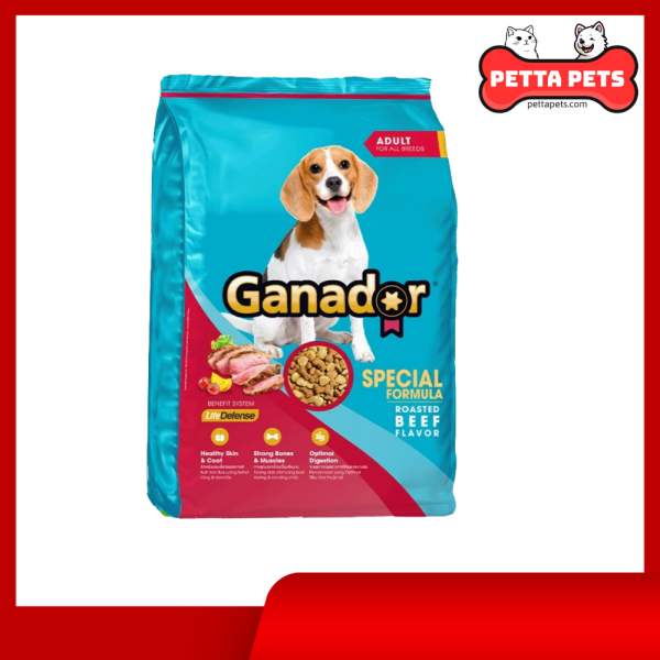 3 Gói 400g Thức Ăn Hạt Chó Lớn Ganador Roasted Beef Flavor - Vị Bò Nướng - Thức ăn hạt cho Chó